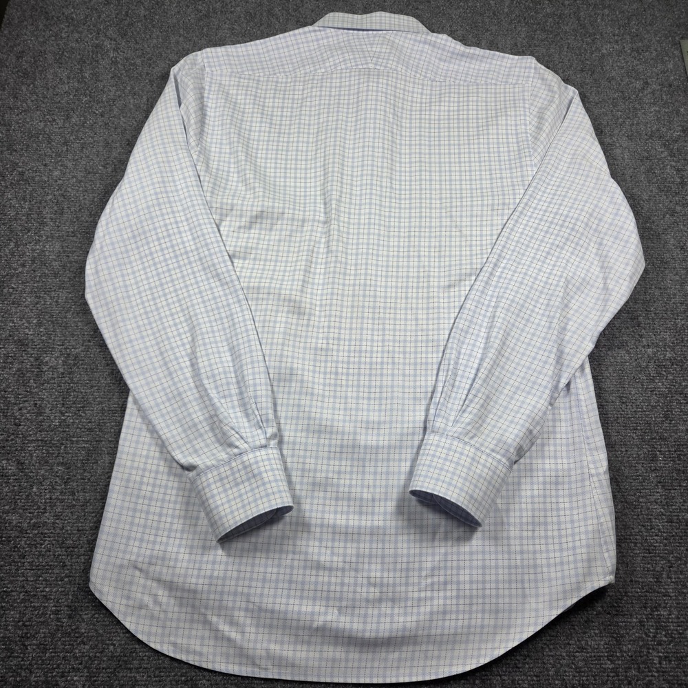 Suitsupply Thomas Mason Dress Shirt Men's 16/41 Slim Fit Blue Egyptian Cotton.